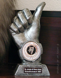 Winnaar Boskatblad Award 2007