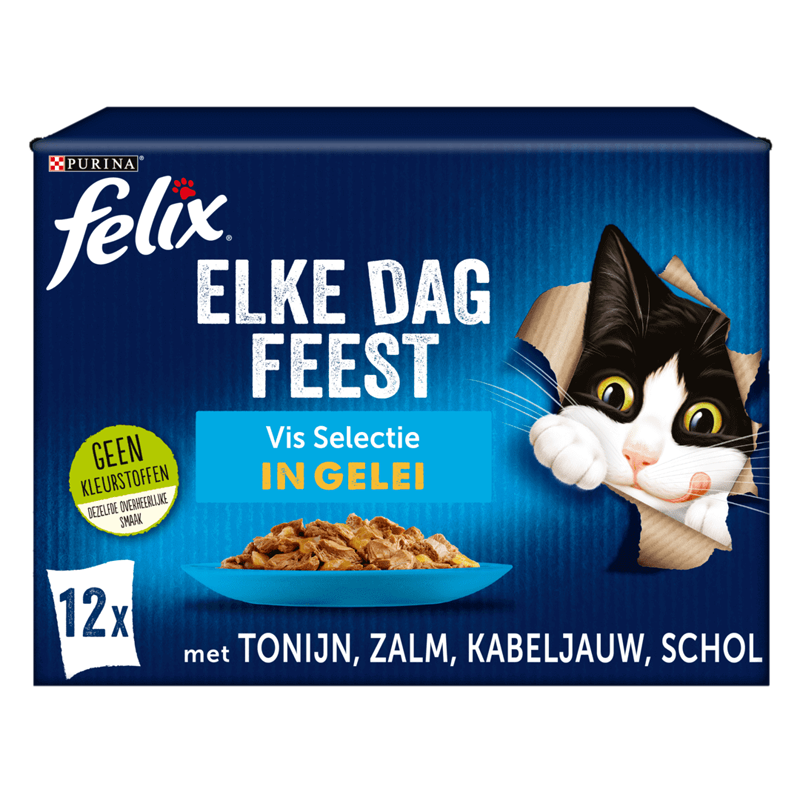 Felix Elke Dag Feest Mix Vis Selectie in Gelei